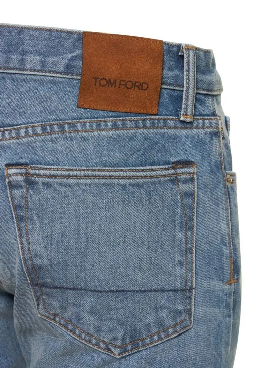 Tom Ford   Light indigo rinse slim fit jeans 