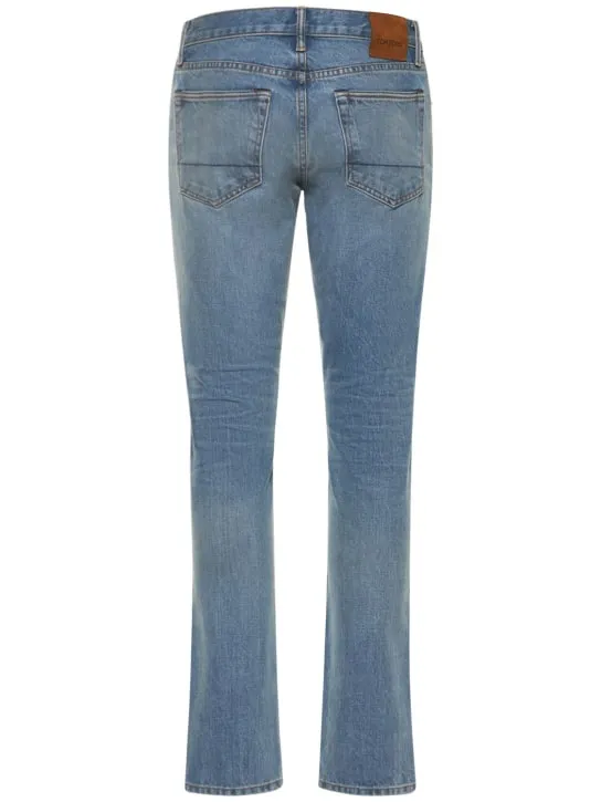 Tom Ford   Light indigo rinse slim fit jeans 