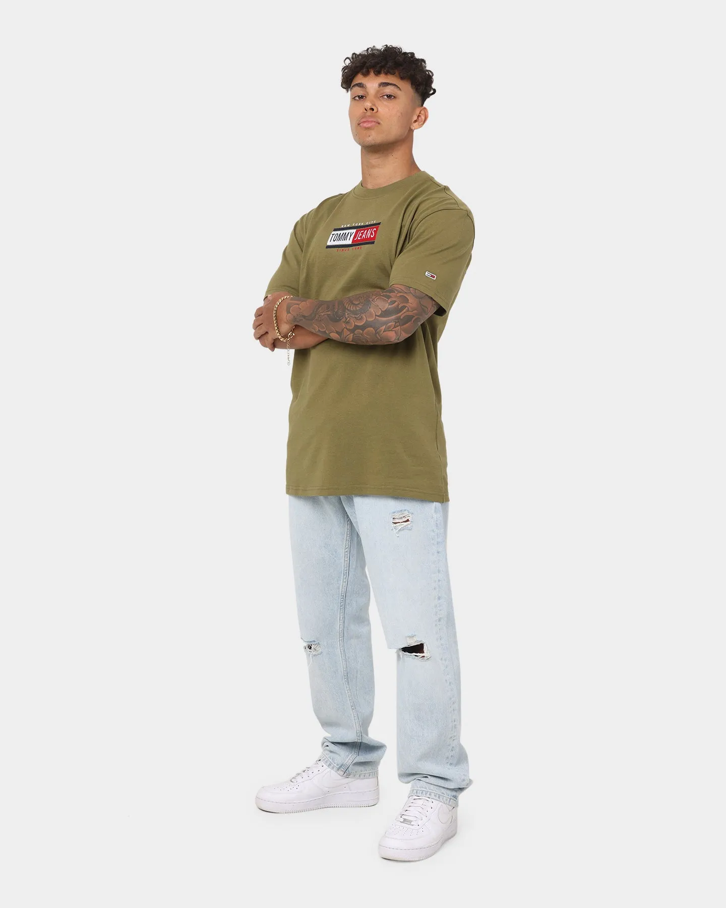 Tommy Jeans Timeless T-Shirt Uniform Olive