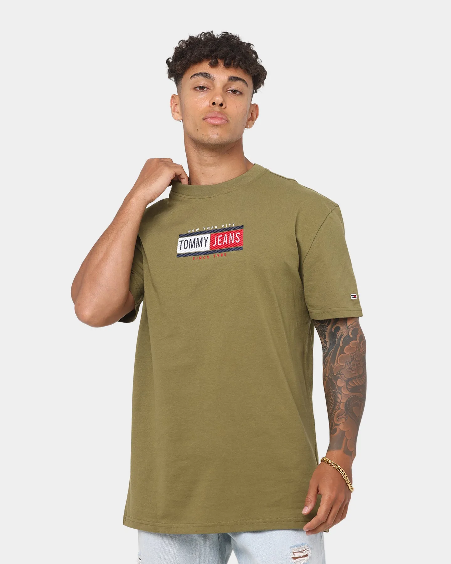 Tommy Jeans Timeless T-Shirt Uniform Olive