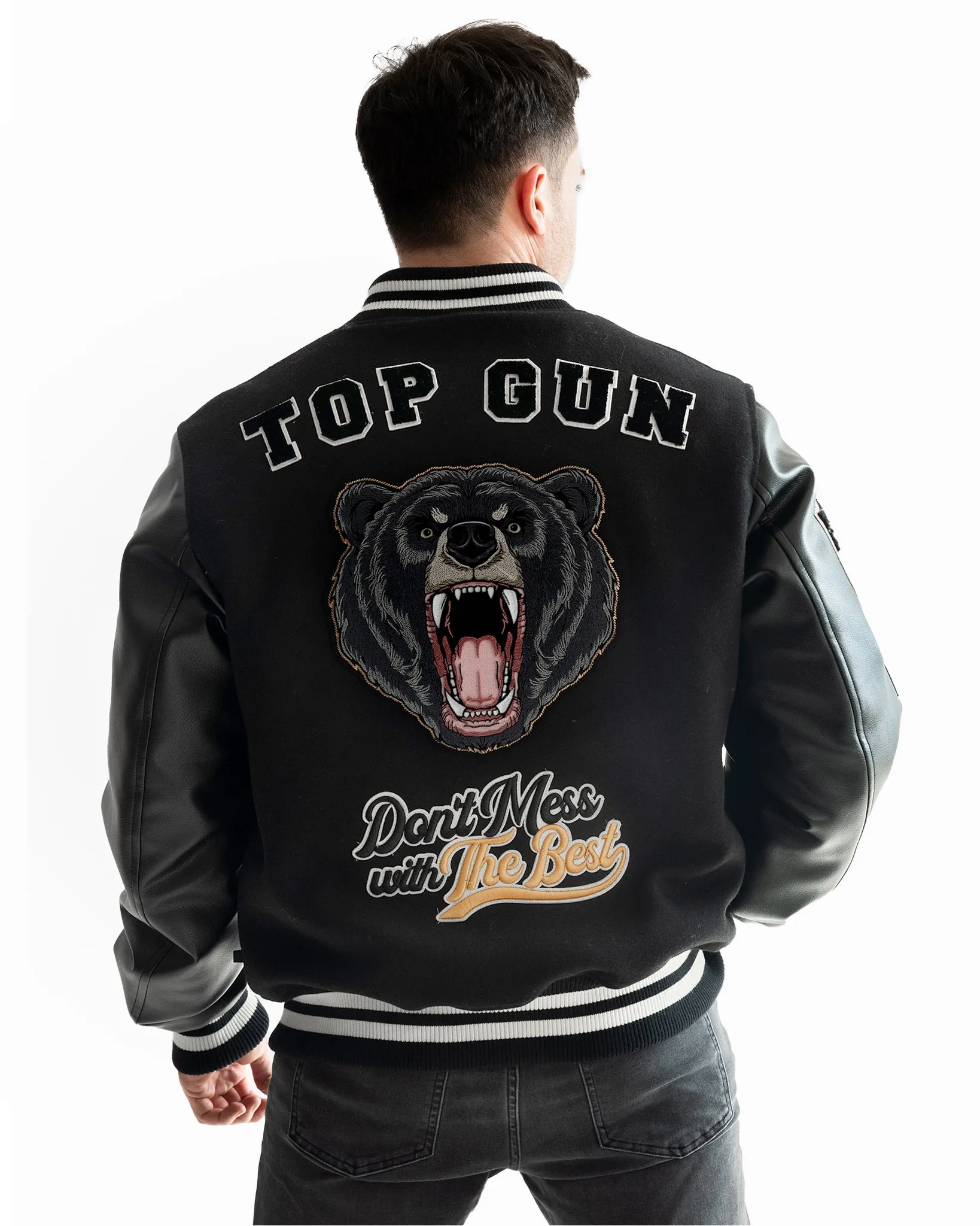 TOP GUN® "BEARS" VARSITY JACKET