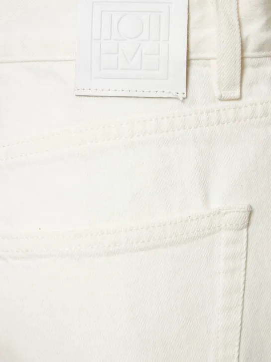 Toteme   Twisted seam organic cotton jeans 