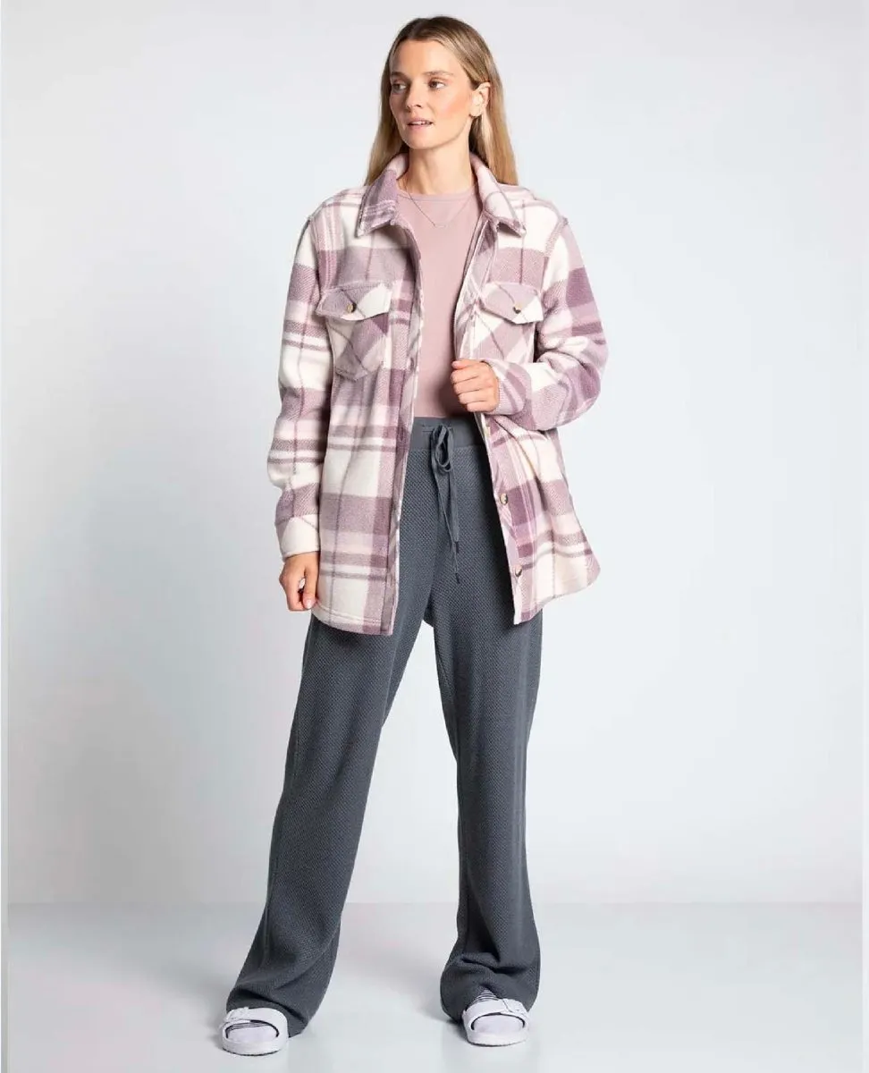 Tullis Plaid Pink Shacket