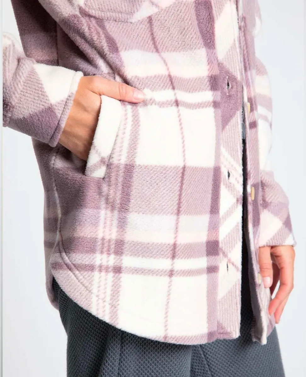 Tullis Plaid Pink Shacket