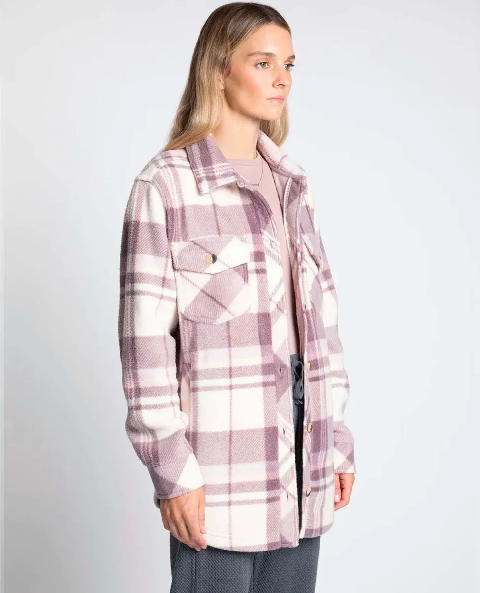 Tullis Plaid Pink Shacket