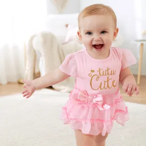 Tutu Cute Bodysuit with Tutu Skirt