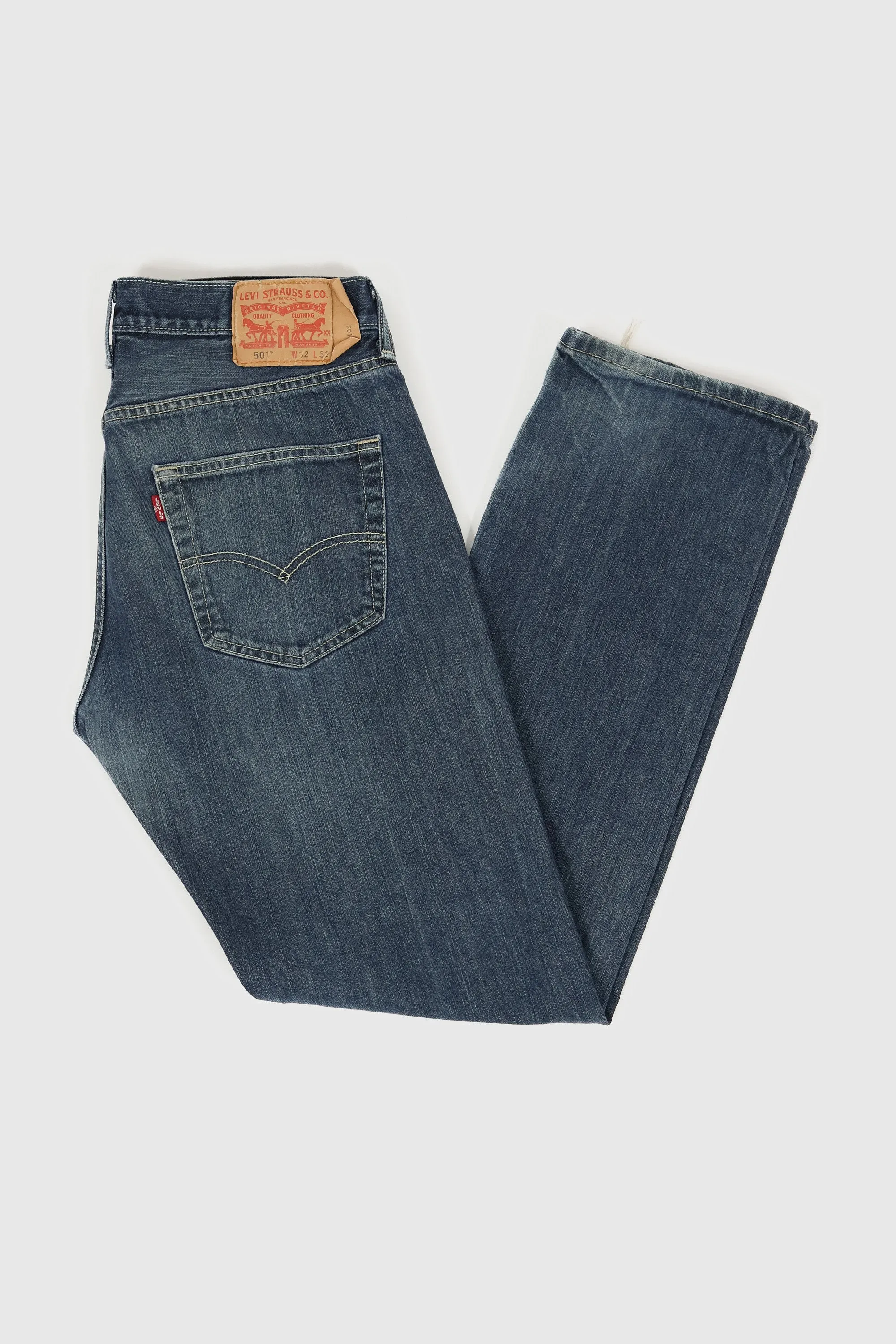 Vintage Levi's 501 Dark Wash Straight Fit Jeans