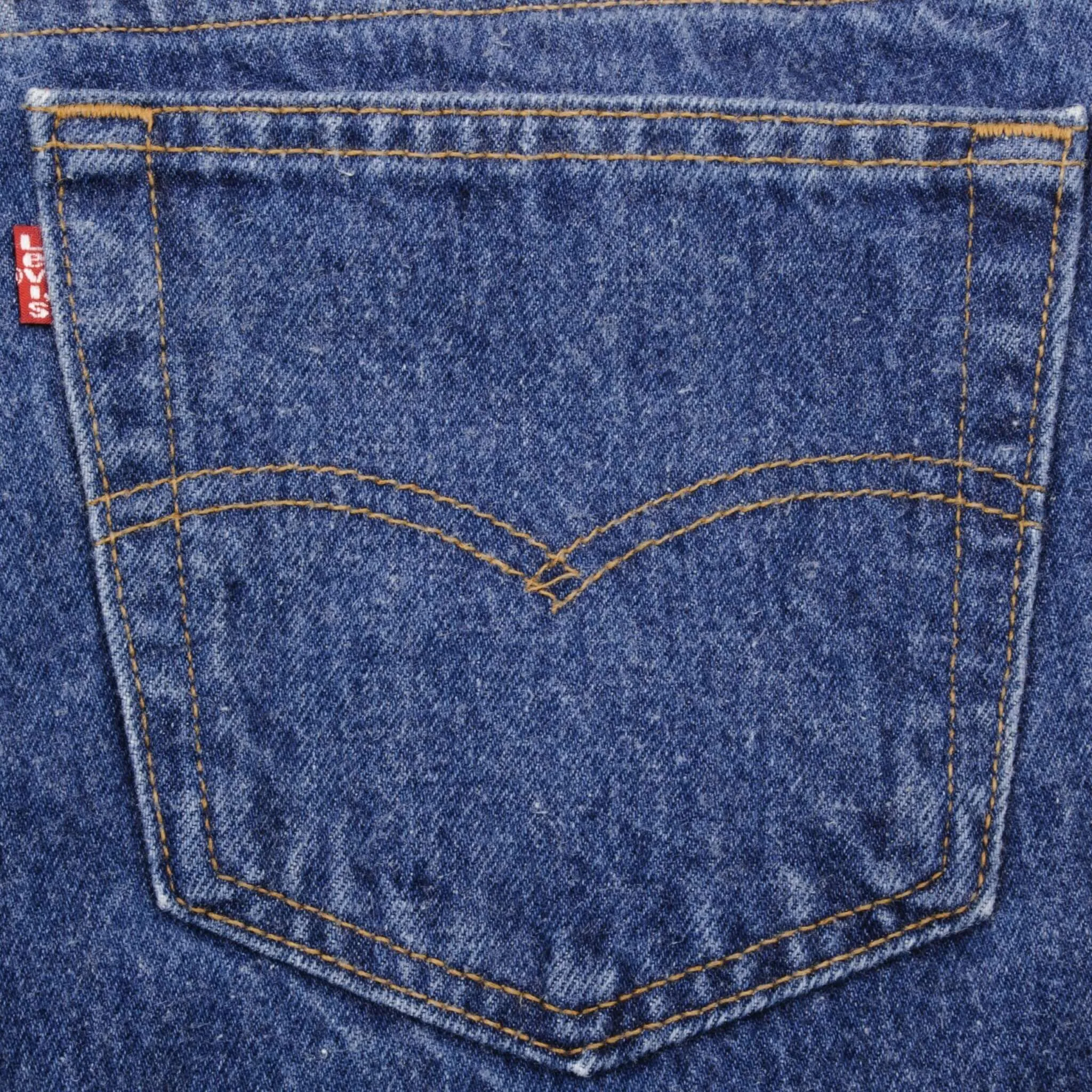 VINTAGE LEVIS 501 JEANS INDIGO 1980S SIZE W36 L29 MADE IN USA