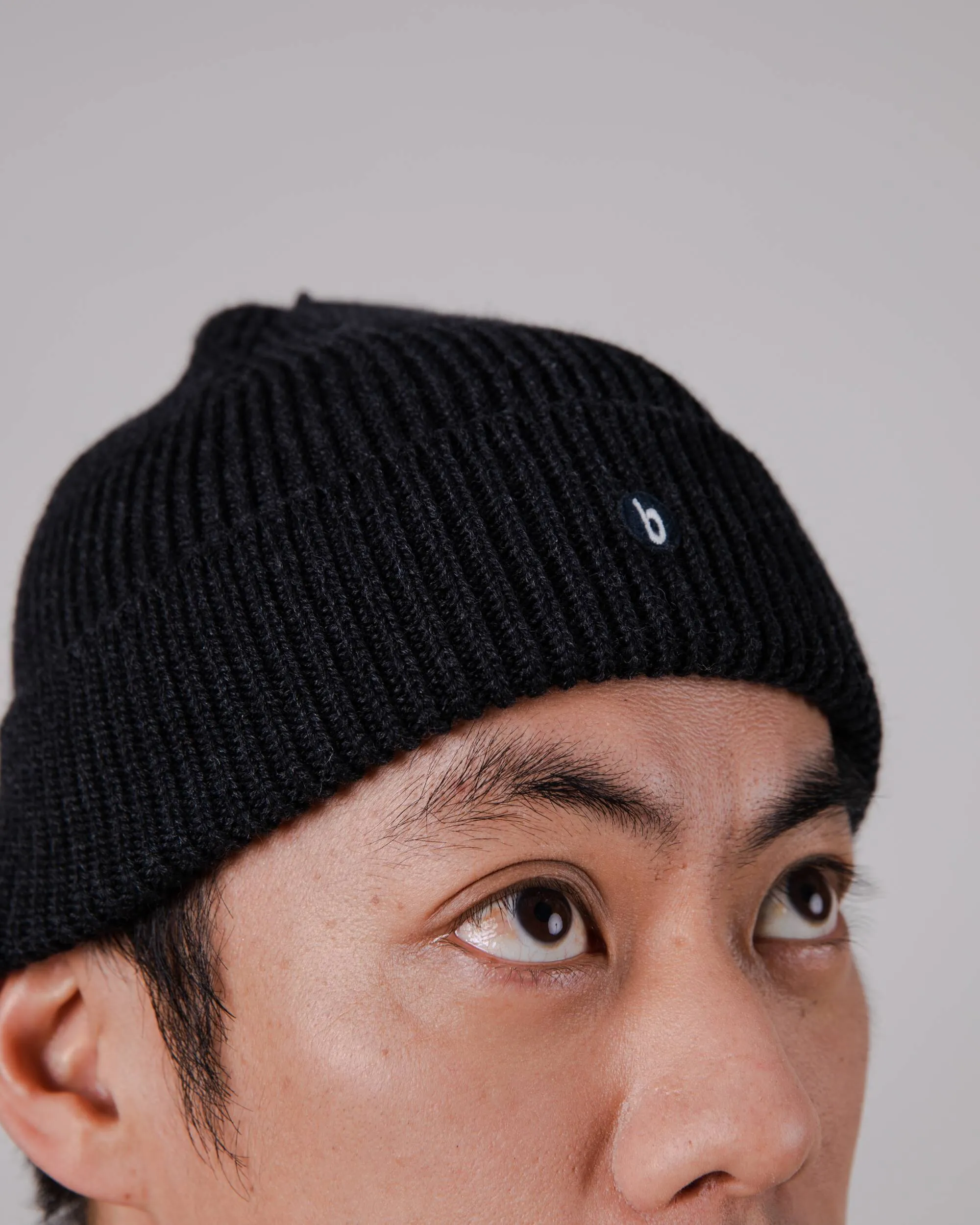 Waterfront Wool Beanie Black