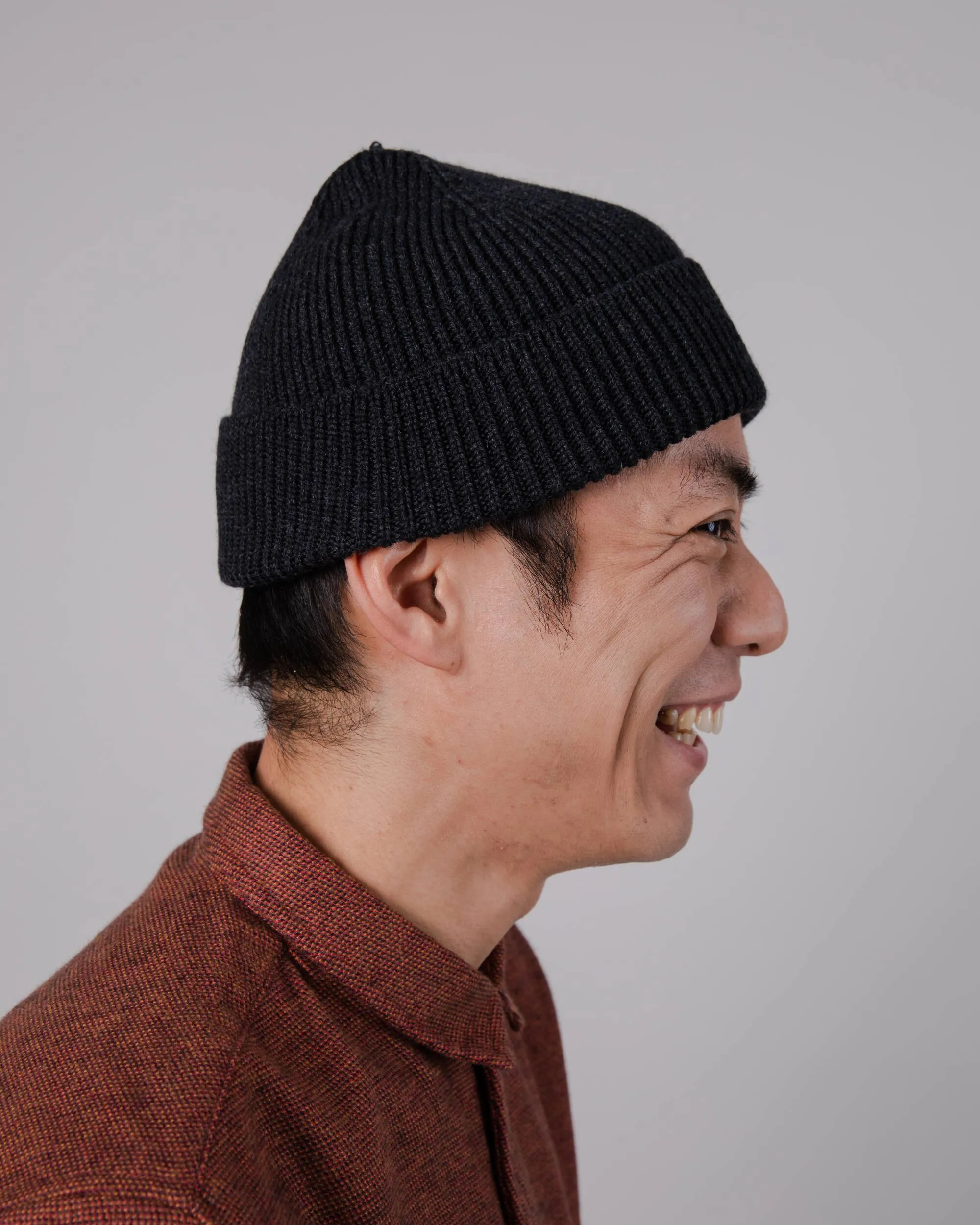 Waterfront Wool Beanie Black