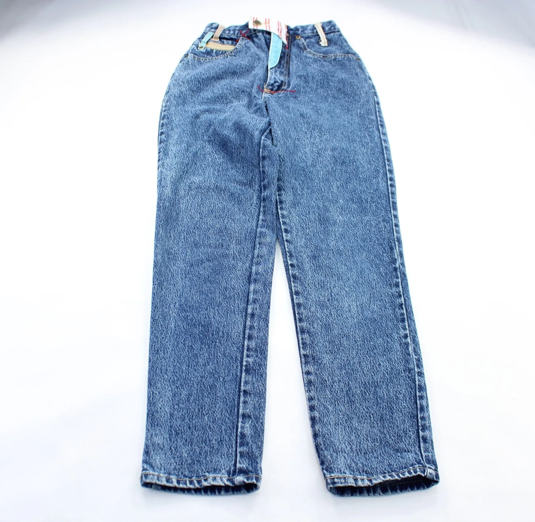 Women's Traffic Patchwork Denim Jeans